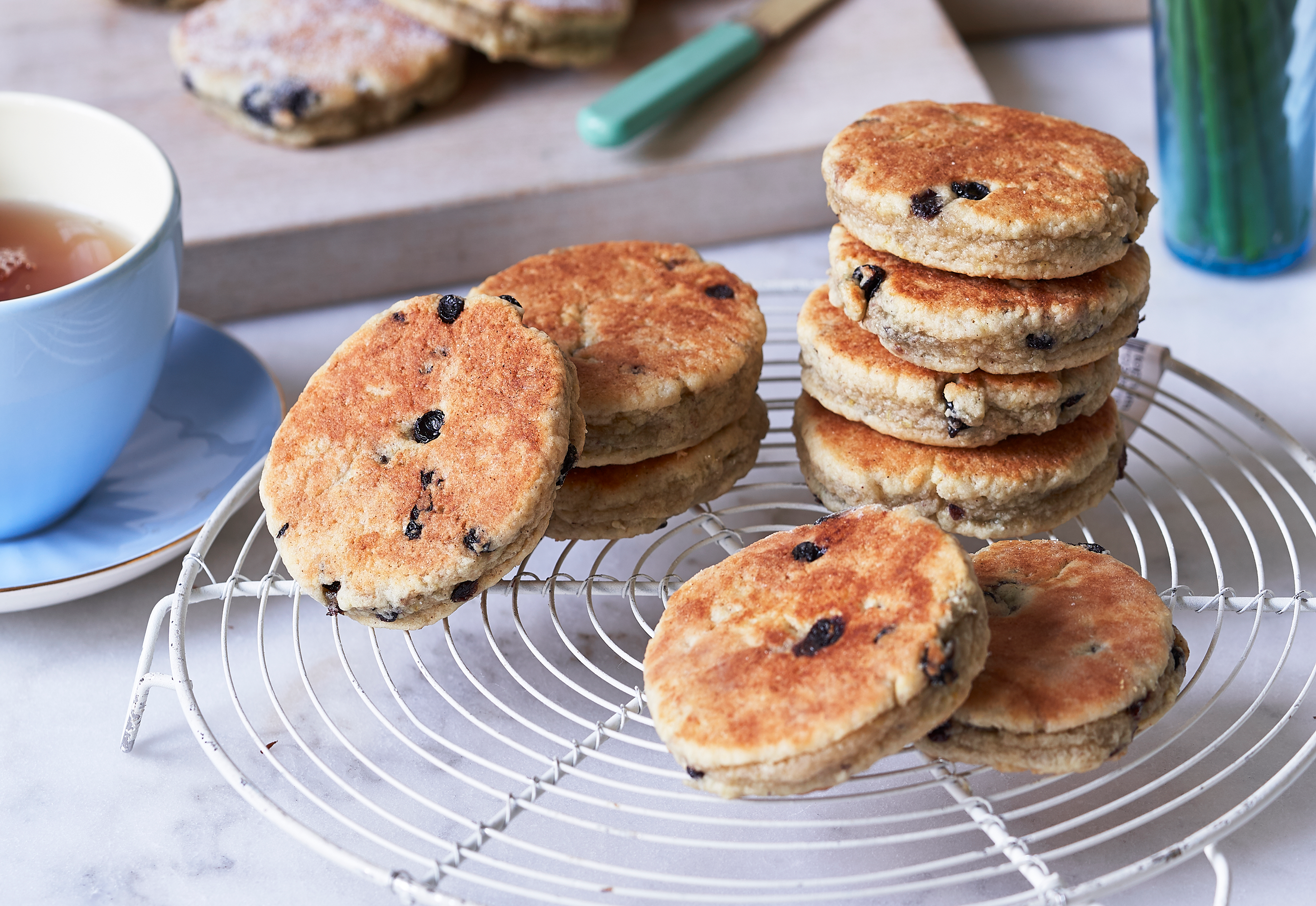 Welsh Cakes Wales Scone Like Snack Cooked On A Depobos 