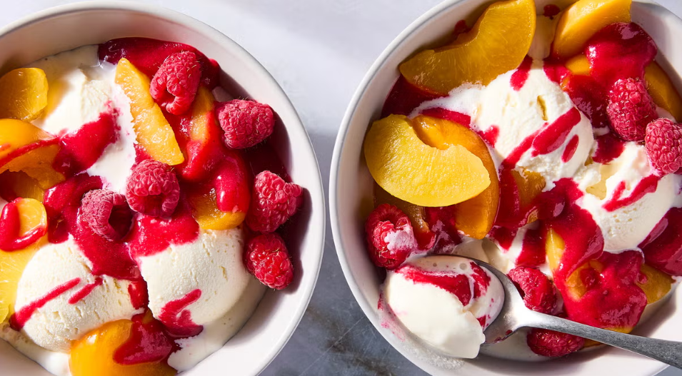 Peach Melba