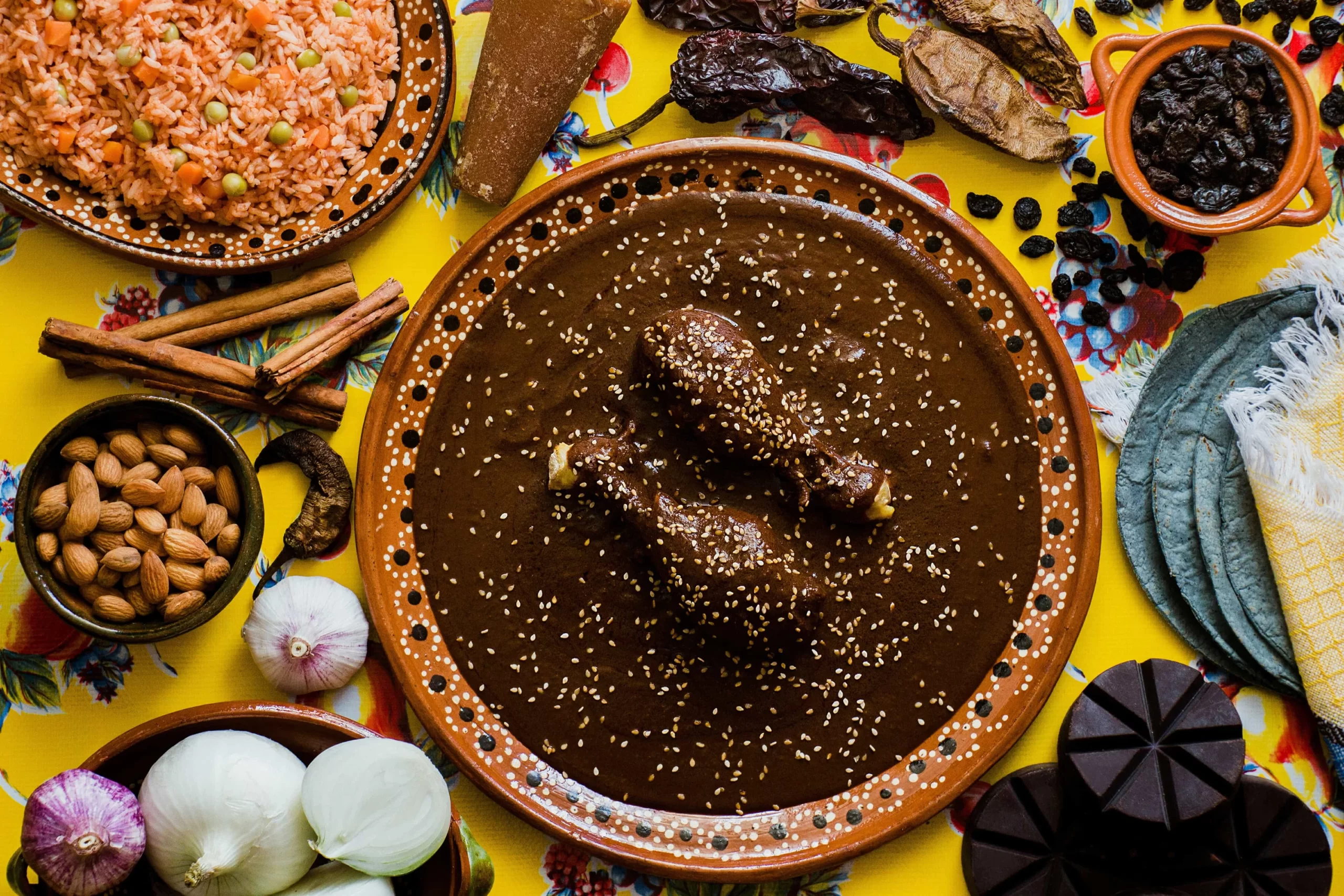Mole Poblano: Mexican Complex Chili Sauce, Rich and Flavorful—A Real Taste Adventure
