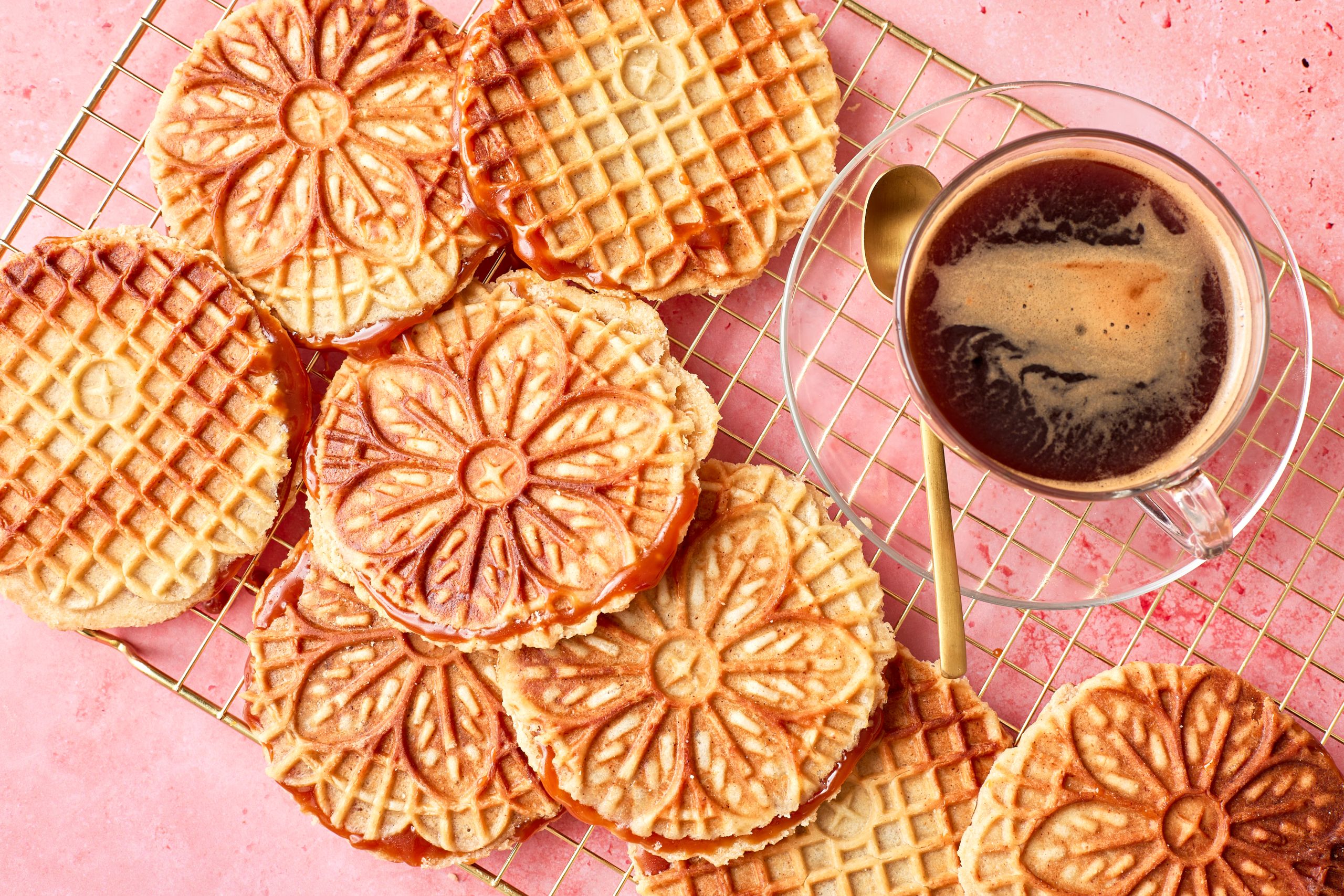 Stroopwafel: Dutch Caramel Wafer Cookie, Sweet and Chewy—Gateway to Gooey Bliss