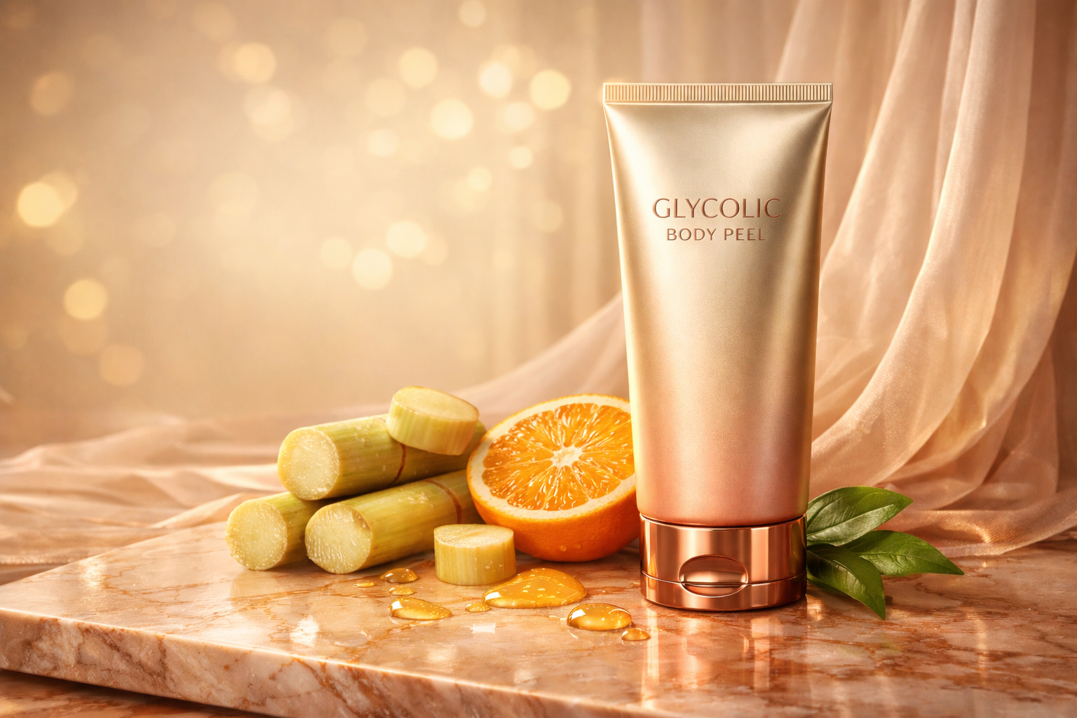 Glycolic Body Peel Perawatan Kulit Tubuh goltogel Menyeluruh