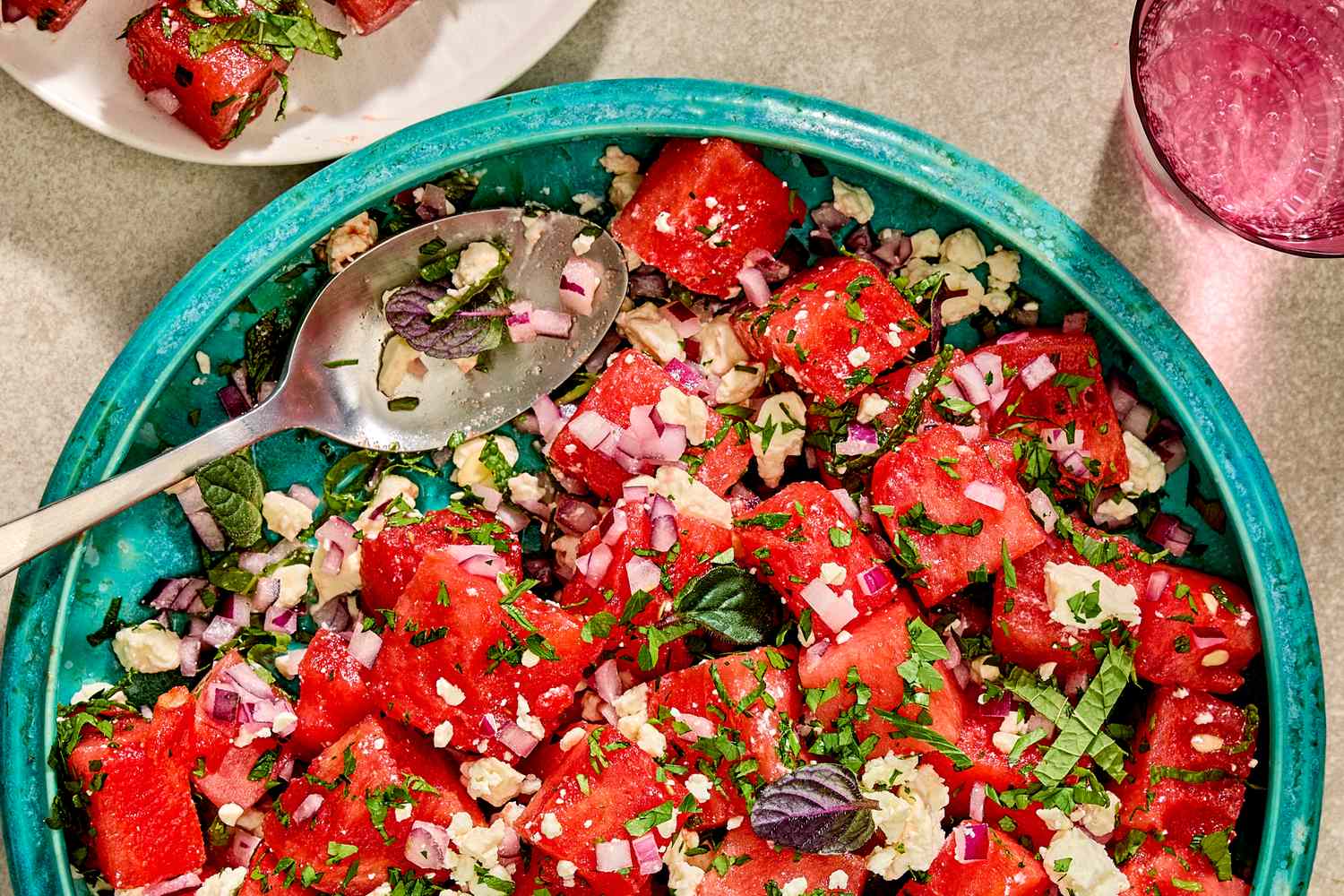 Watermelon Feta Mint Salad: Refreshing & Tangy, Summer Delight