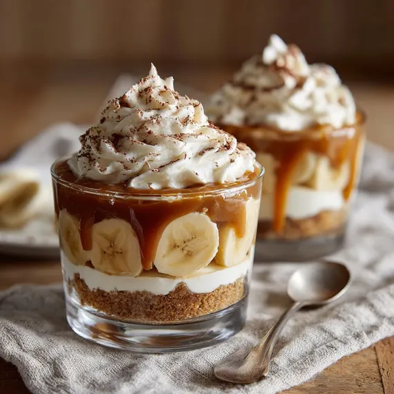 Banoffee Cup, Dessert Lembut dengan Perpaduan Pisang dan Karamel yang Menggoda
