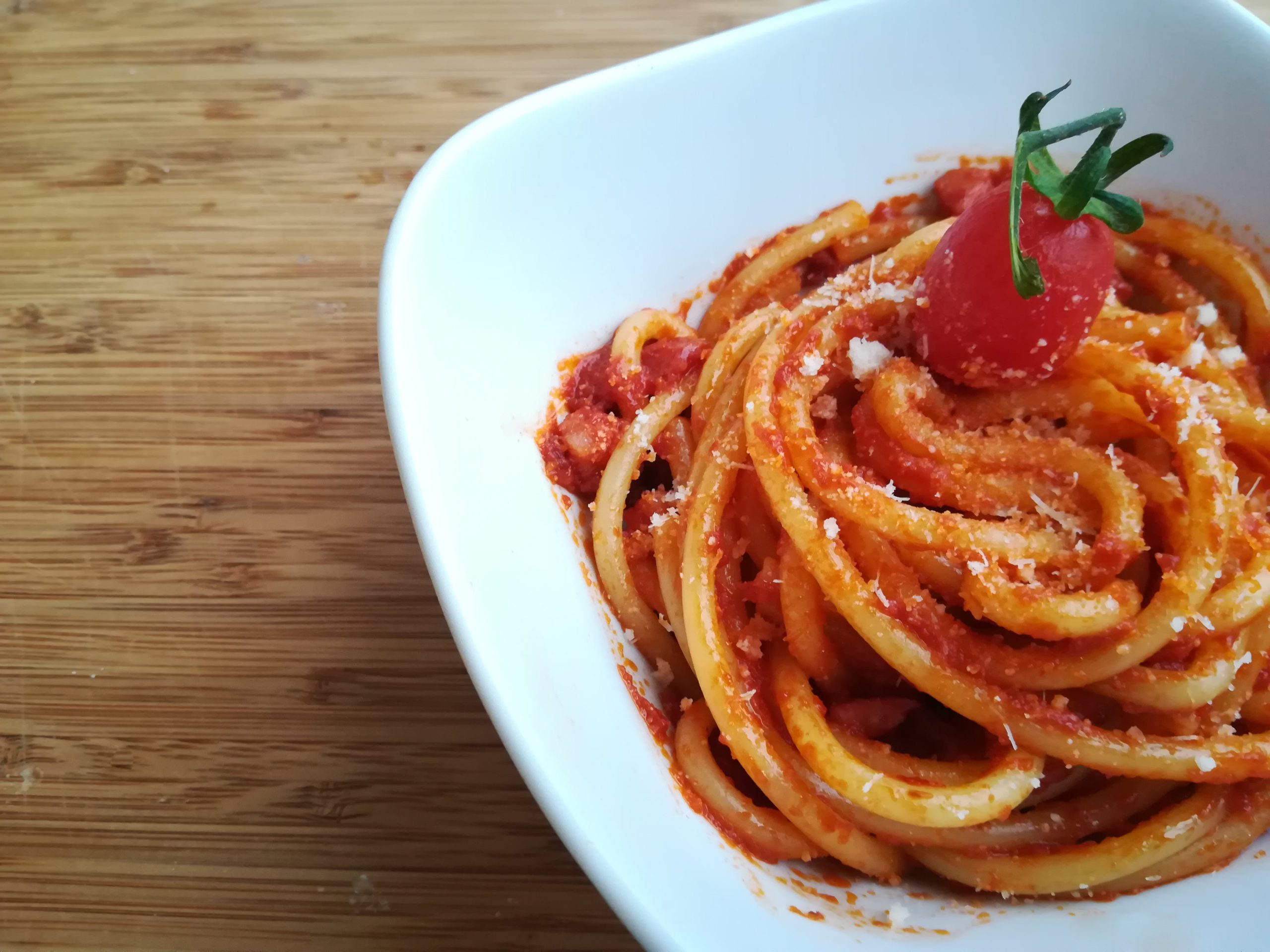 Amatriciana: The Bold Italian Pasta Sauce Made with Guanciale, Tomato, and Pecorino Romano