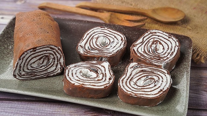 Mille Crepes Roll: Sensasi Lembut Kue Gulung Berlapis yang Memanjakan Lidah