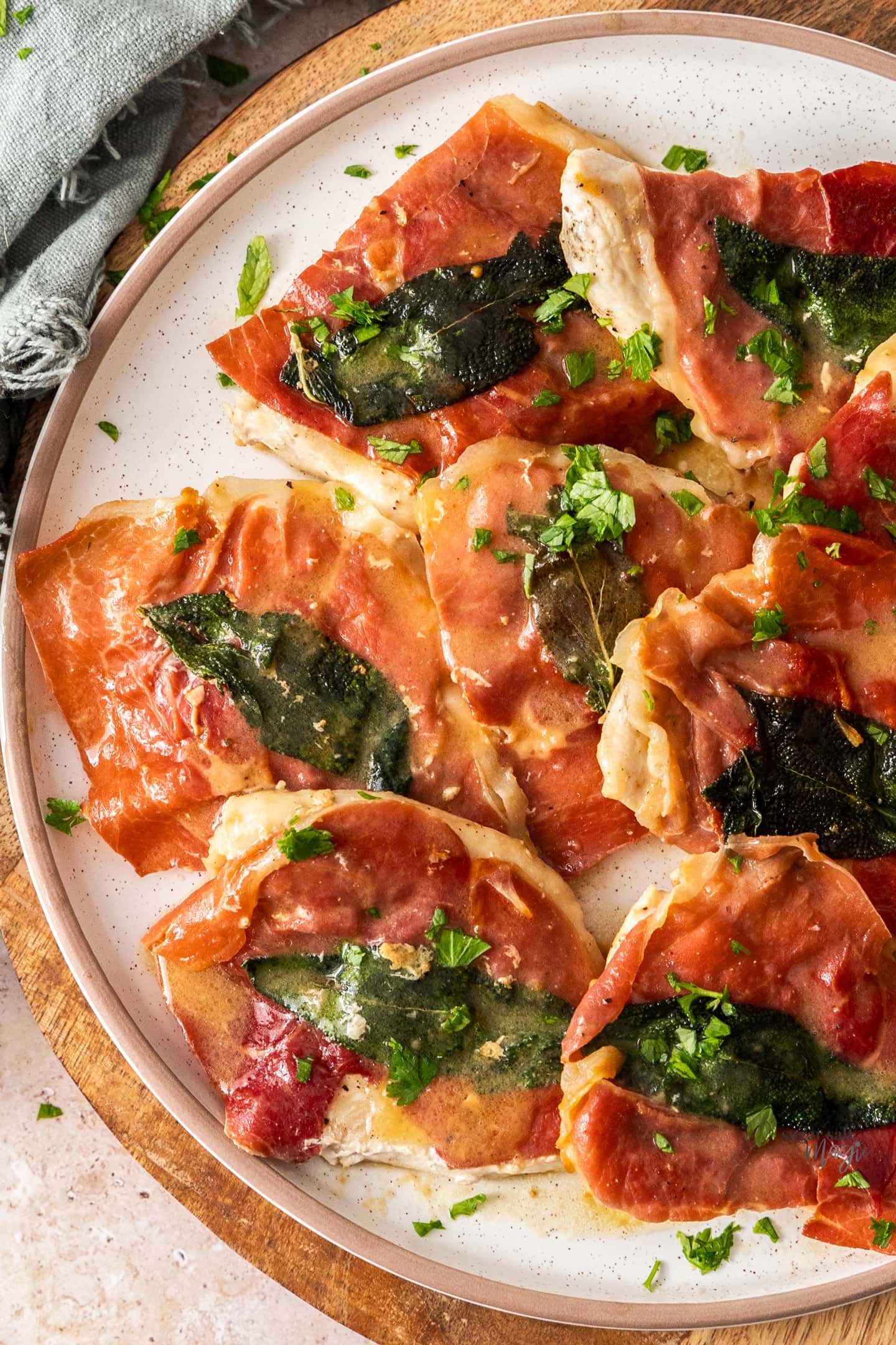 Saltimbocca Spark: Roman Veal With Prosciutto and Sage in a Buttery White Wine Sauce