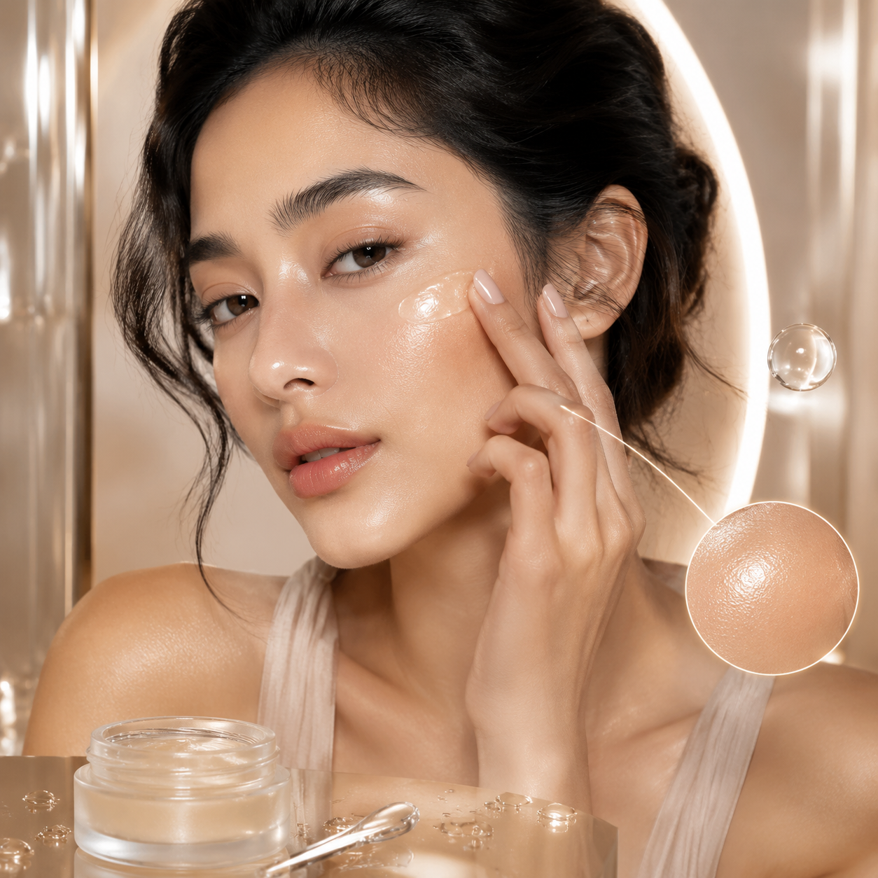 Wet Look Highlighter: Kilau Transparan untuk Efek Kulit Tampak Basah