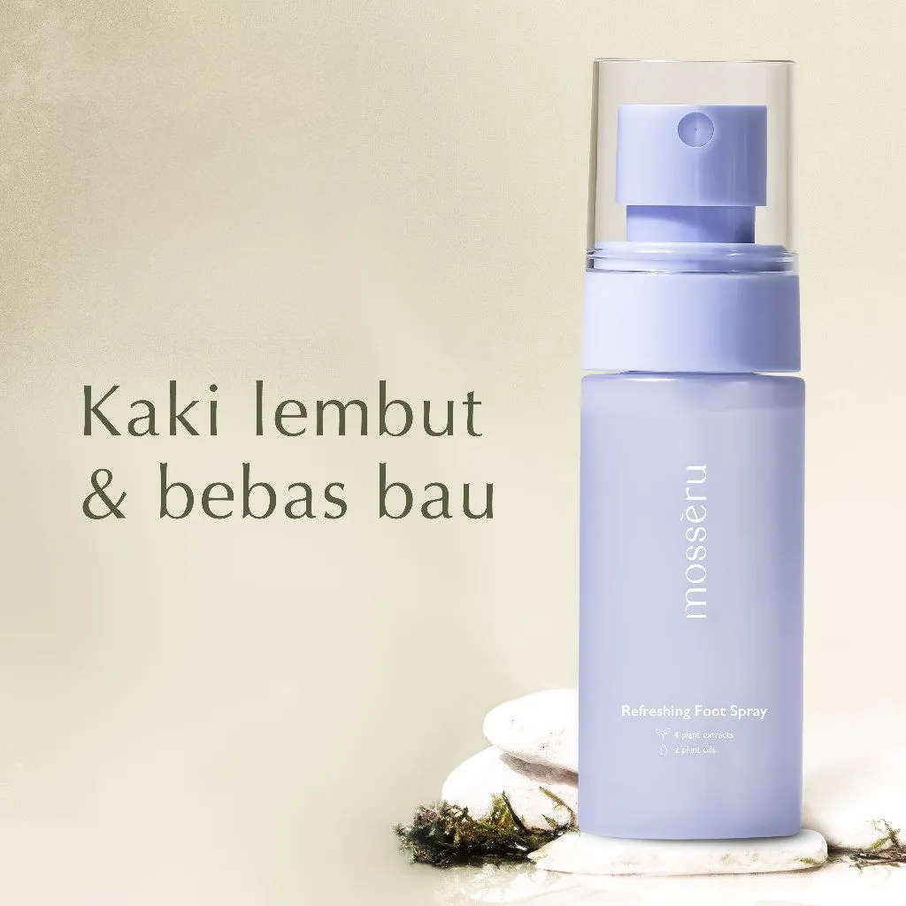 Mosseru Foot Spray, Perawatan Praktis untuk Kaki Tetap Segar dan Lembut